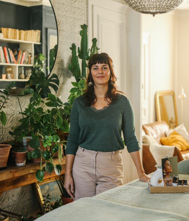 portrait holistic green