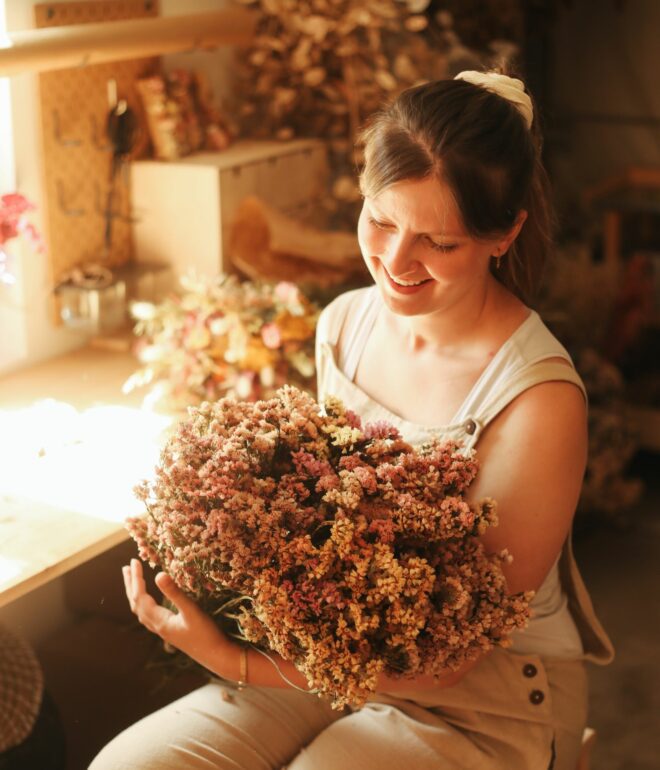 portrait fleuriste