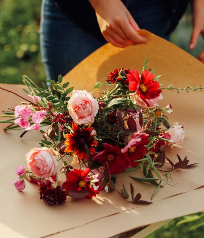 shooting corporate fleuriste